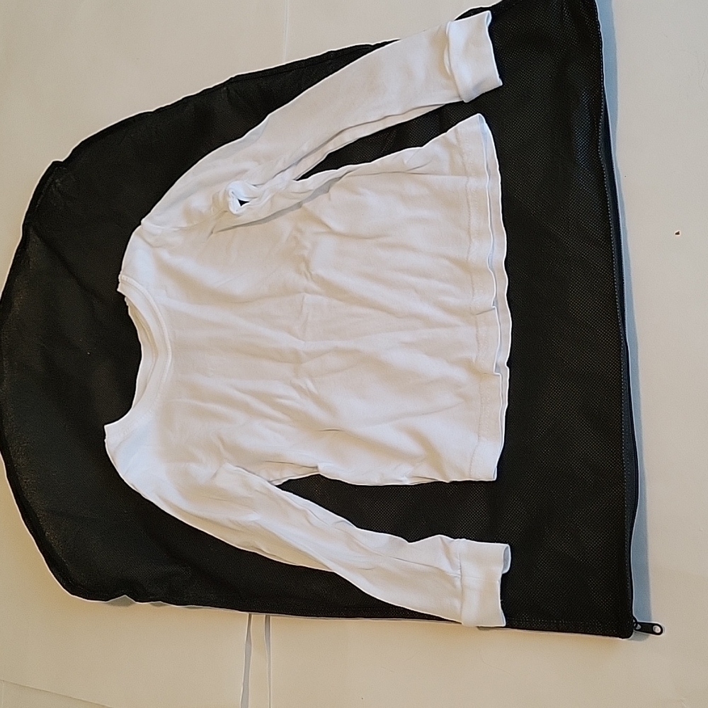 CARTER'S BOYS WHITE LONG SLEEVE SHIRT, BASIC TEE